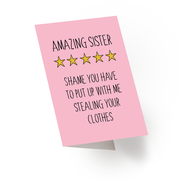 Sister Birthday  Card