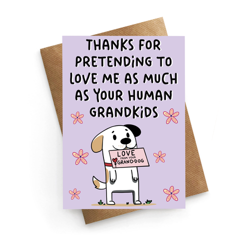 Grand-dog Mother's Day Card