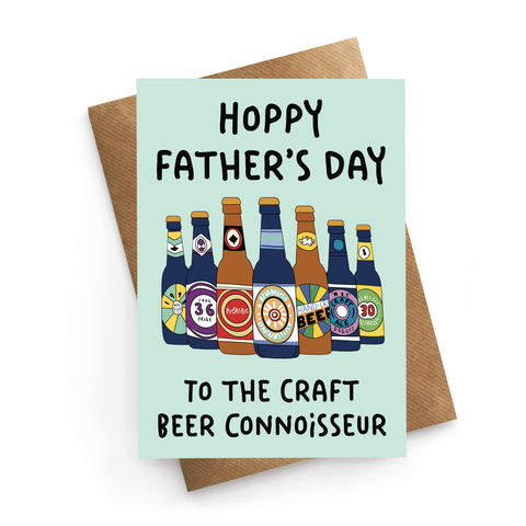 Craft Beer Father's Day Card