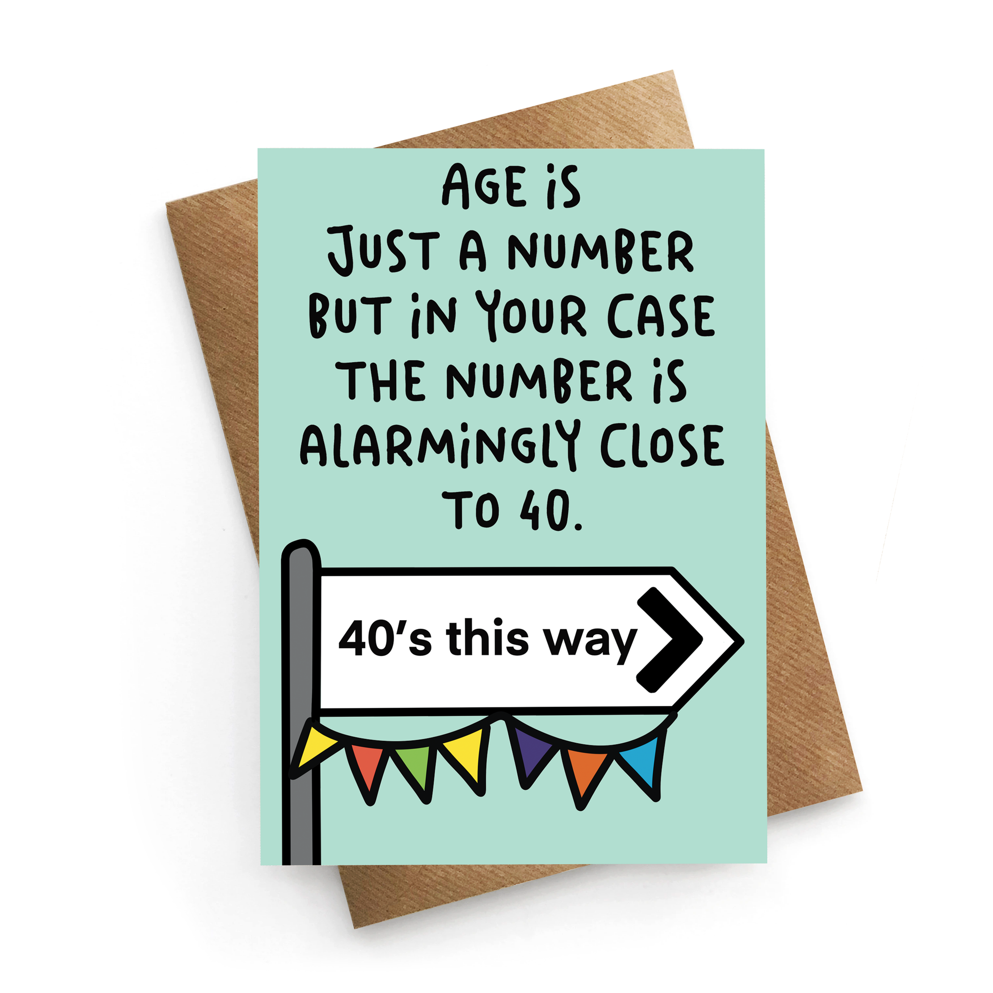 Late 30's Birthday Card