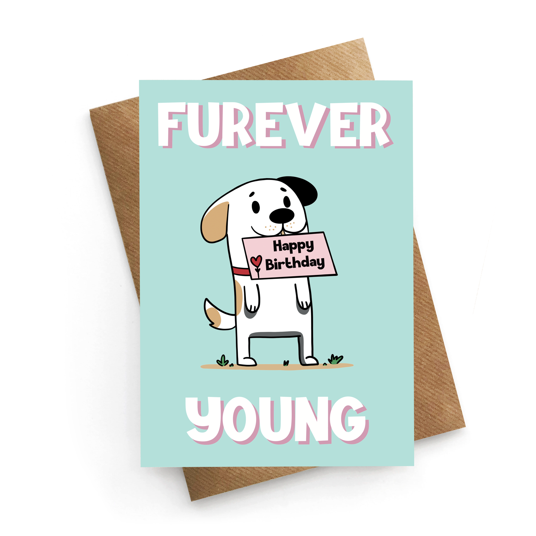 Furever Young Birthday Card