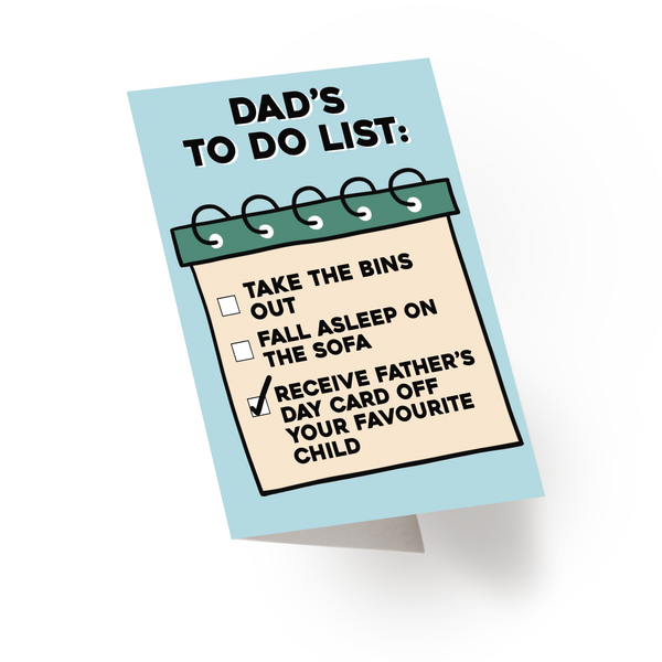 Dad To Do List