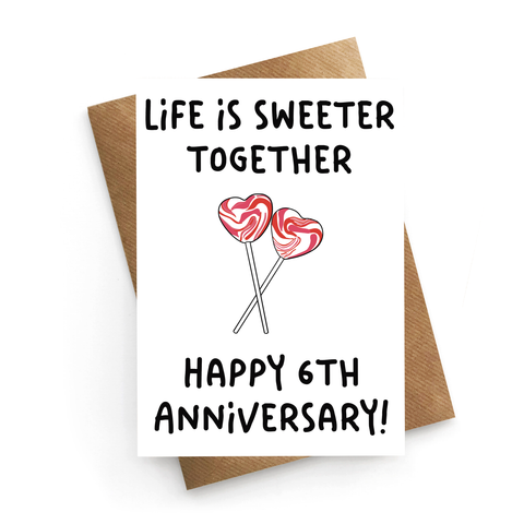 Sweet Wedding Anniversary Card