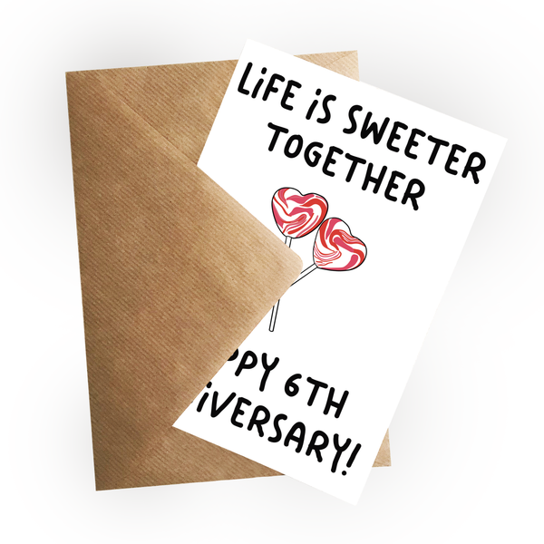 Sweet Wedding Anniversary Card