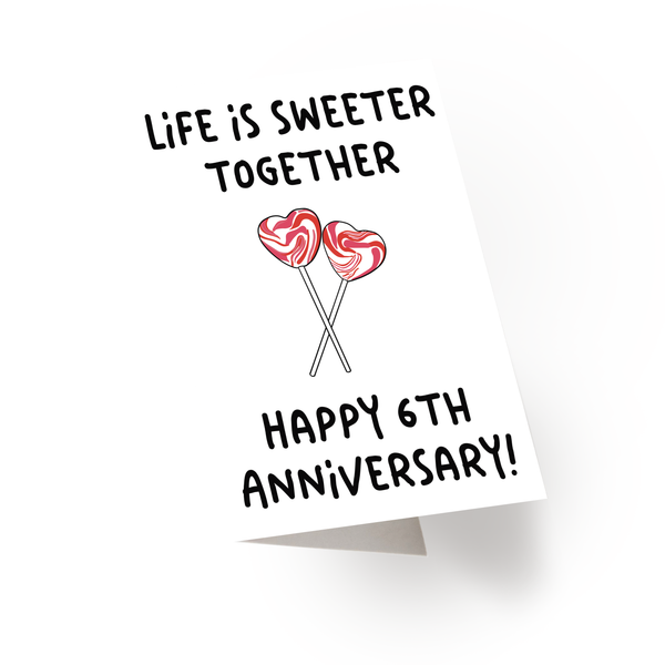 Sweet Wedding Anniversary Card