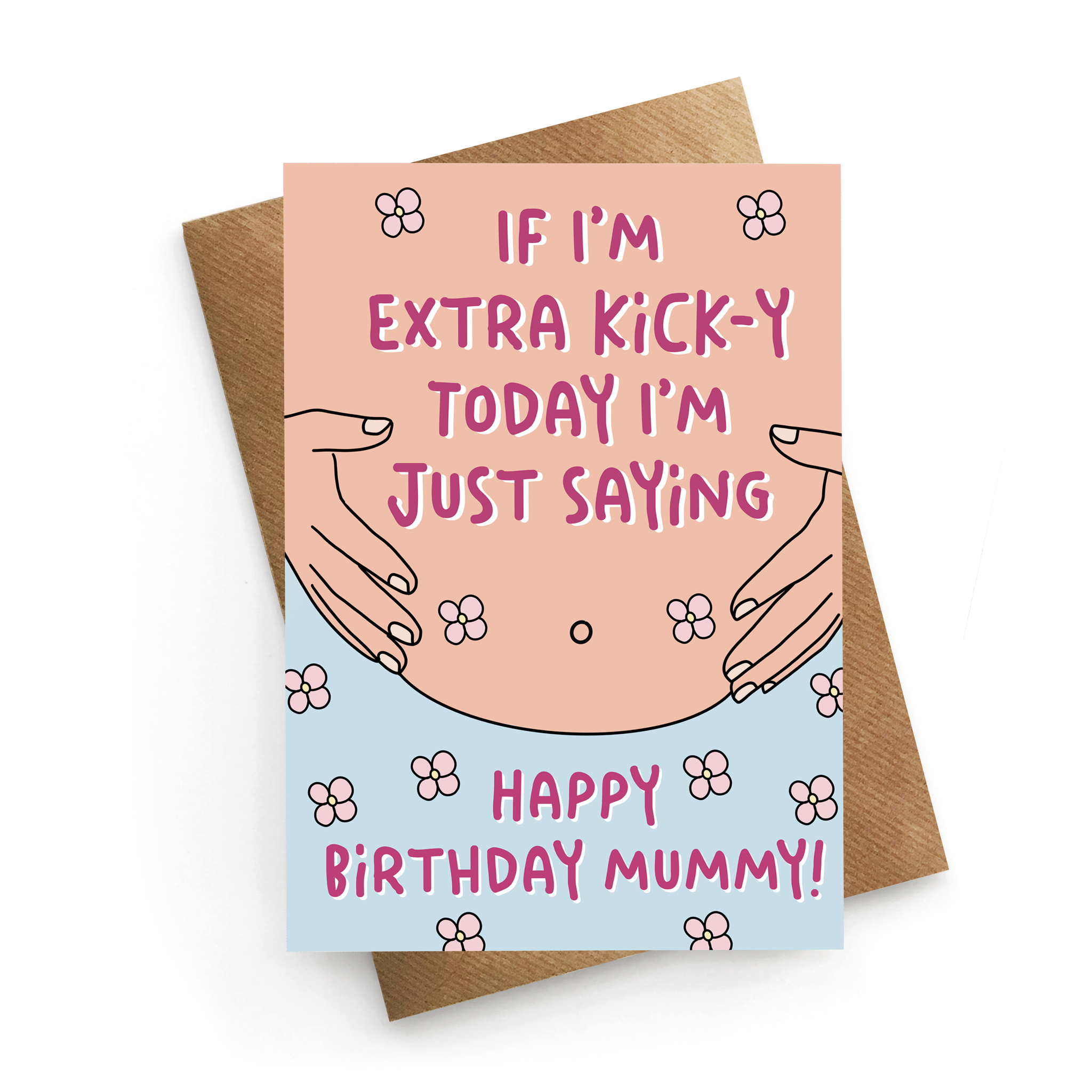 Bump Birthday Card Mummy