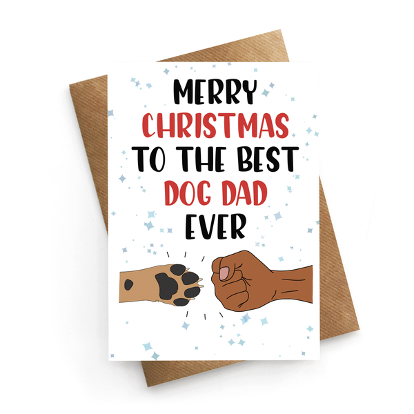 Dog Dad Christmas Card