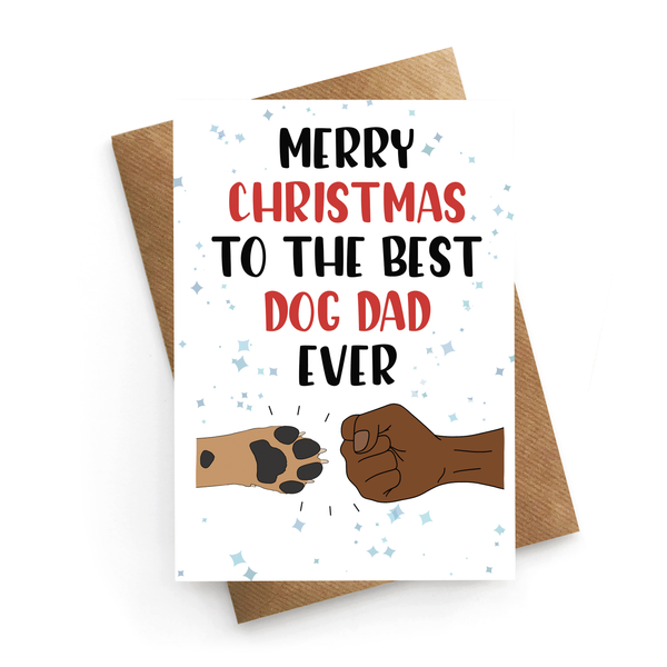 Dog Dad Christmas Card