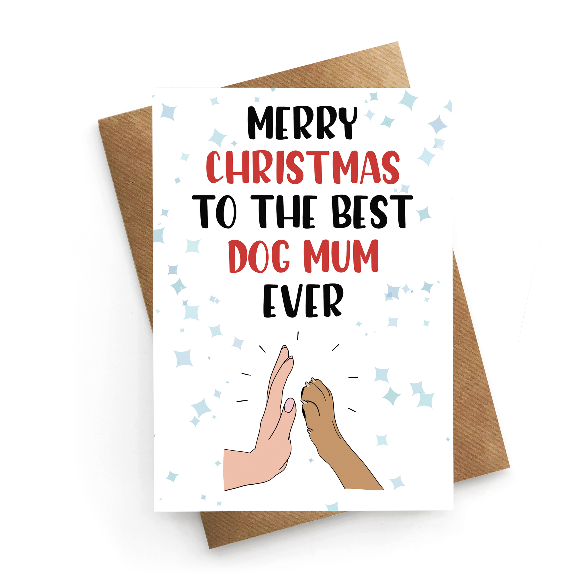 Dog Mum Christmas Card