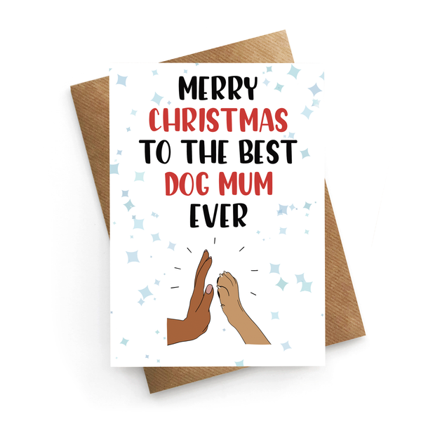 Dog Mum Christmas Card