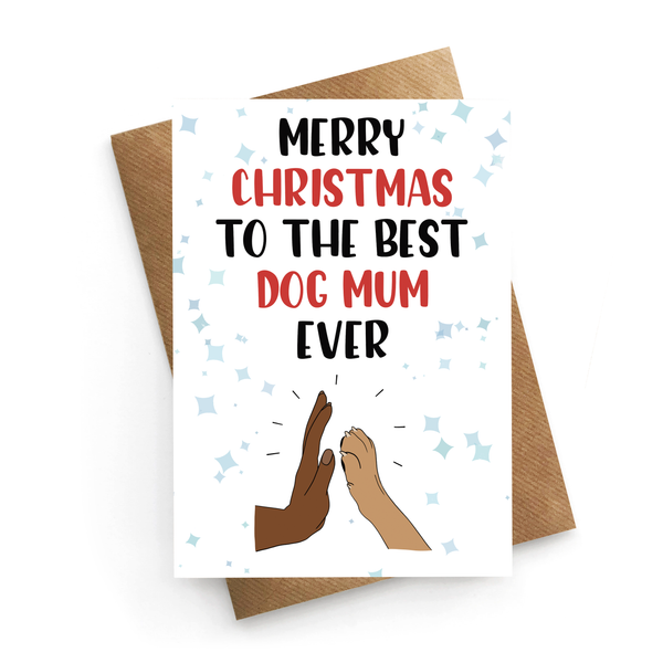 Dog Mum Christmas Card