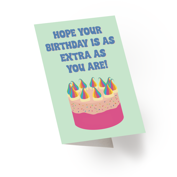 Extra Birthday Card