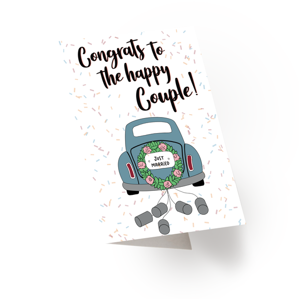 Happy Couple Wedding Card