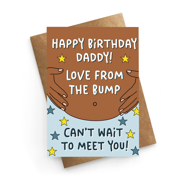 Bump Birthday Card Daddy