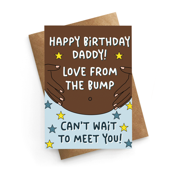 Bump Birthday Card Daddy