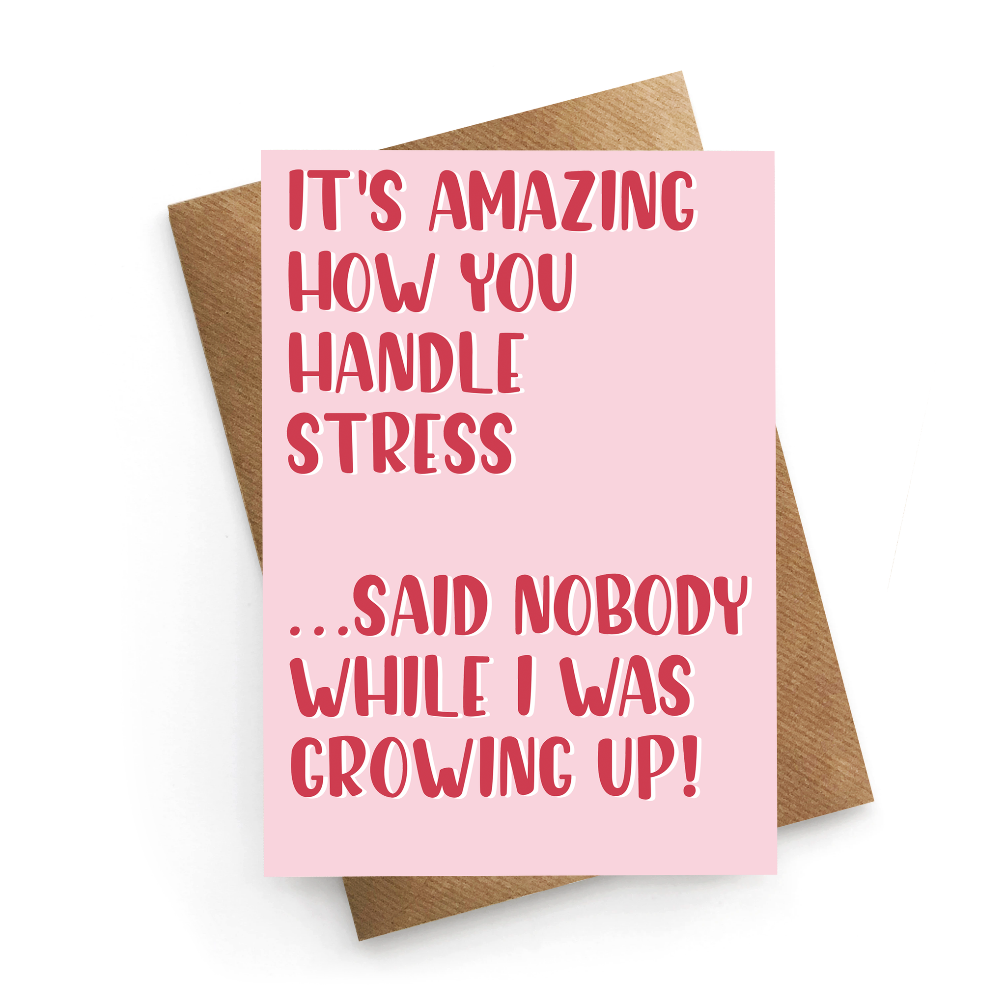 Handle Stress Mother's Day Card