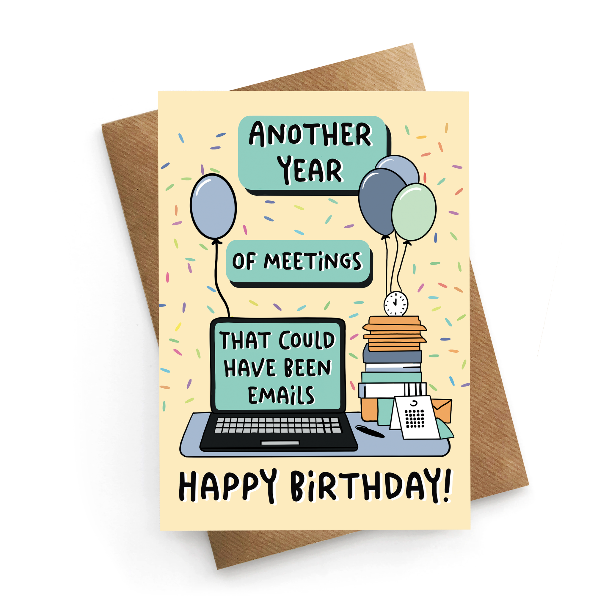 Meetings Birthday Card