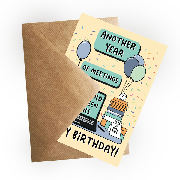 Meetings Birthday Card