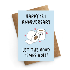 1st Wedding Anniversary Card