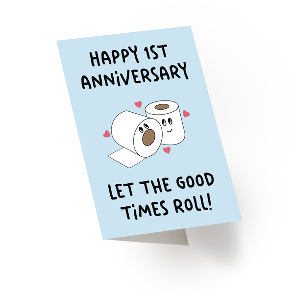 1st Wedding Anniversary Card