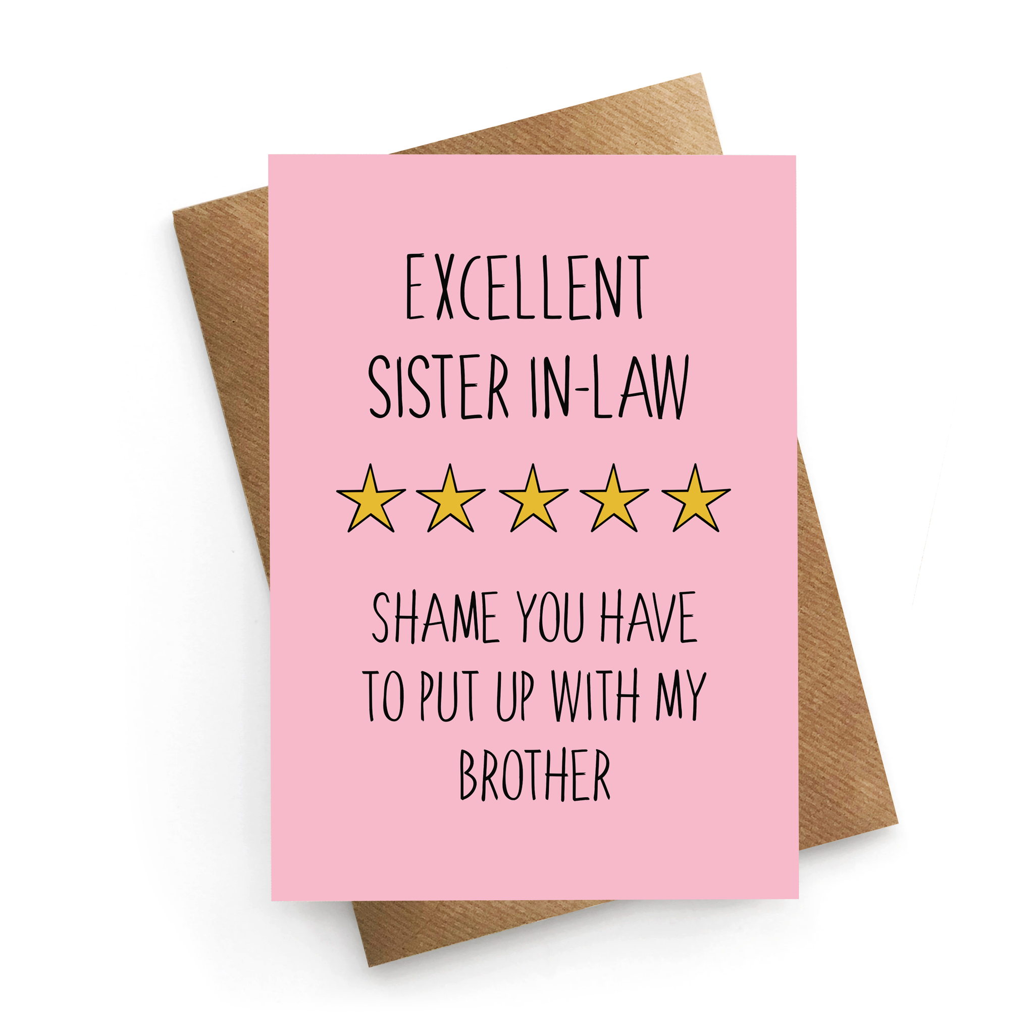 Amazing Step Sister Card