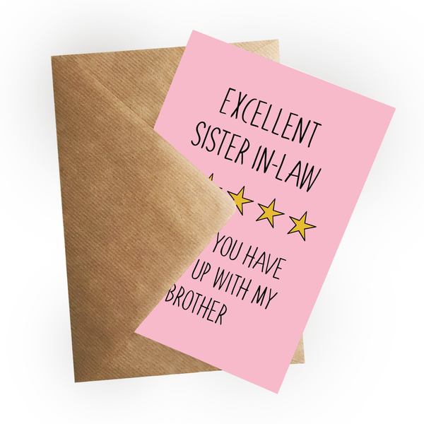 Amazing Step Sister Card