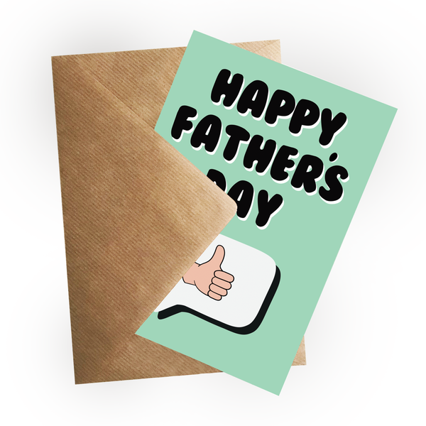 Thumbs Up Father's Day Card