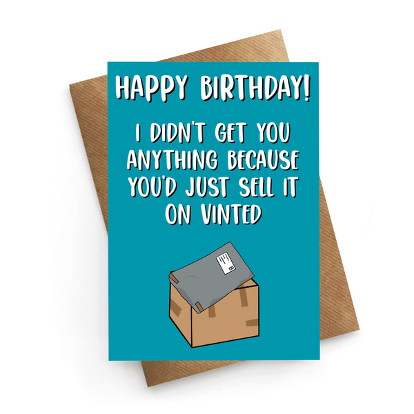 Vinted Birthday Card