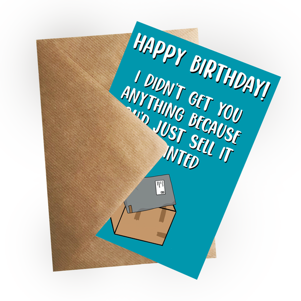 Vinted Birthday Card