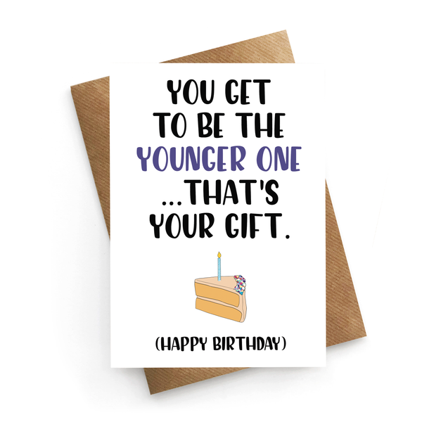 Younger One Birthday Card