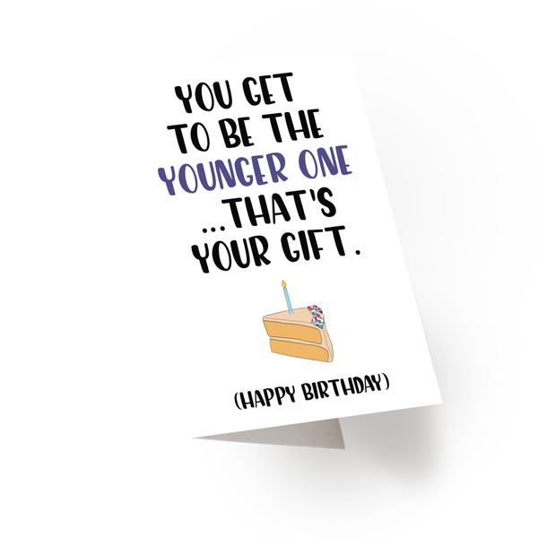 Younger One Birthday Card