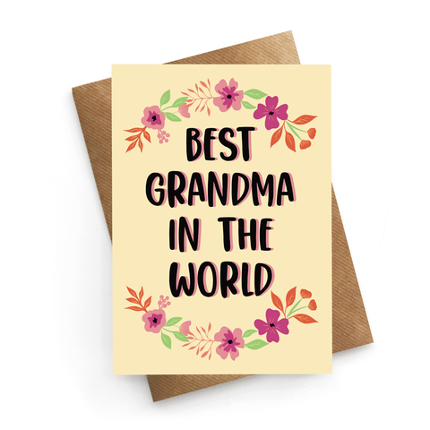 Best Grandma Card