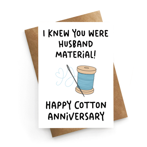 Husband Cotton Anniversary