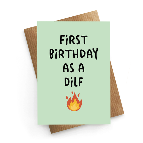 Dilf Birthday Card