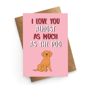 Dog Valentines Card