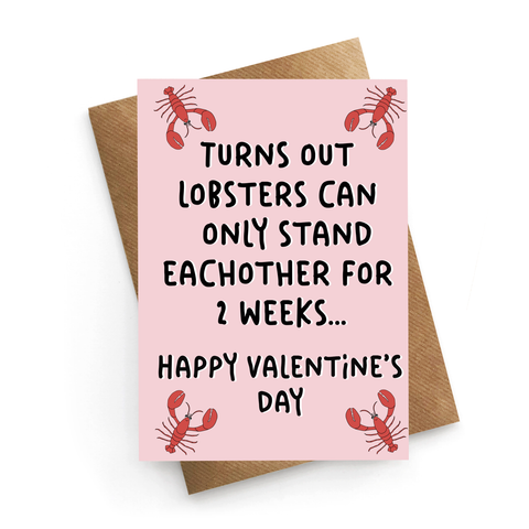 Lobster Valentine's Card