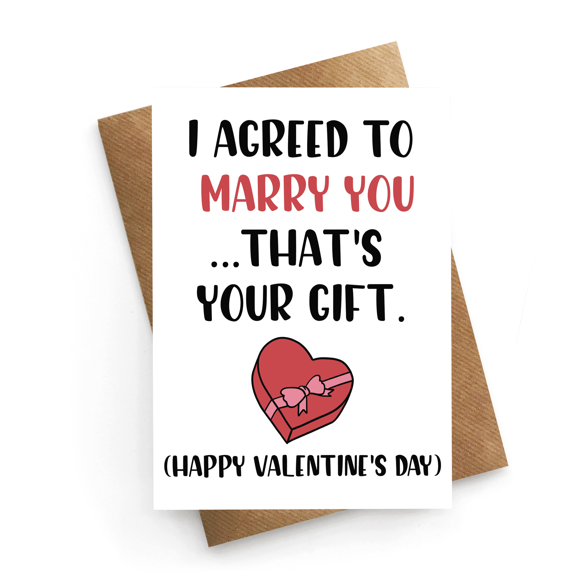 Marry You Valentines Card