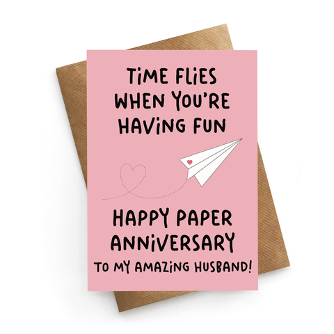 Husband Paper Anniversary