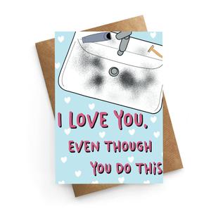 Shaving Valentine's Card