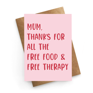 Free Food Mum Card